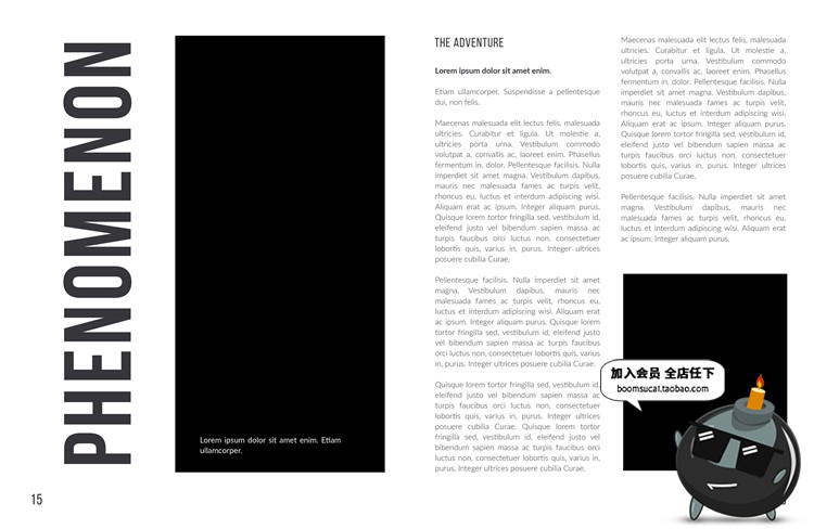 图片[2]-时尚艺术照片摄影作品杂志画册文案图文排版PSD分层模板设计素材-设计猿