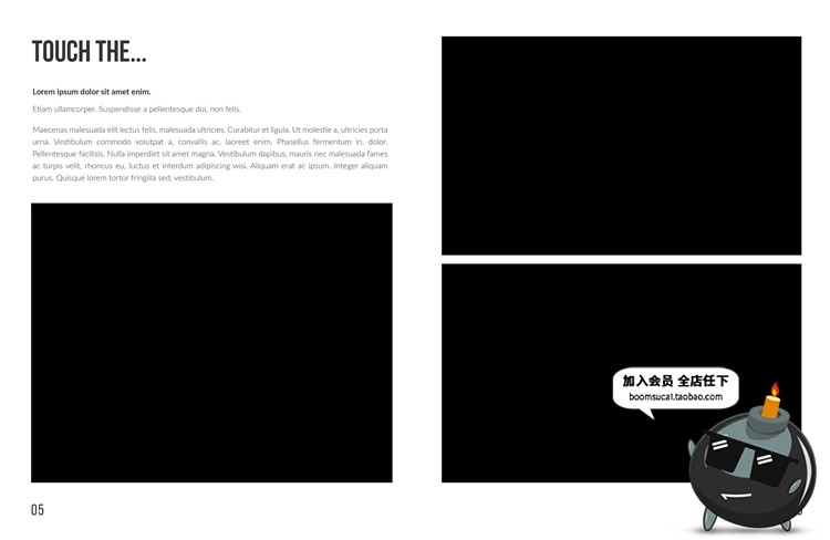 图片[5]-时尚艺术照片摄影作品杂志画册文案图文排版PSD分层模板设计素材-设计猿