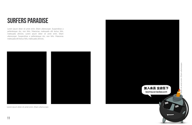 图片[6]-时尚艺术照片摄影作品杂志画册文案图文排版PSD分层模板设计素材-设计猿