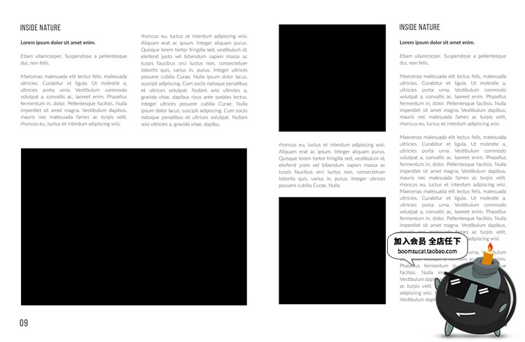 图片[7]-时尚艺术照片摄影作品杂志画册文案图文排版PSD分层模板设计素材-设计猿