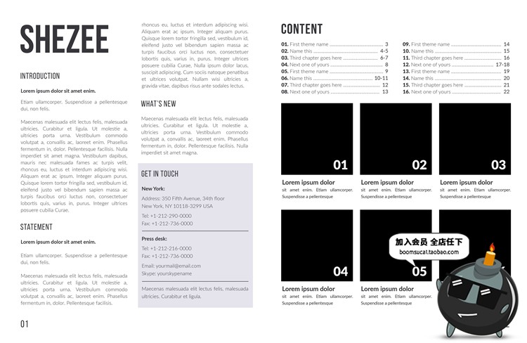 图片[9]-时尚艺术照片摄影作品杂志画册文案图文排版PSD分层模板设计素材-设计猿