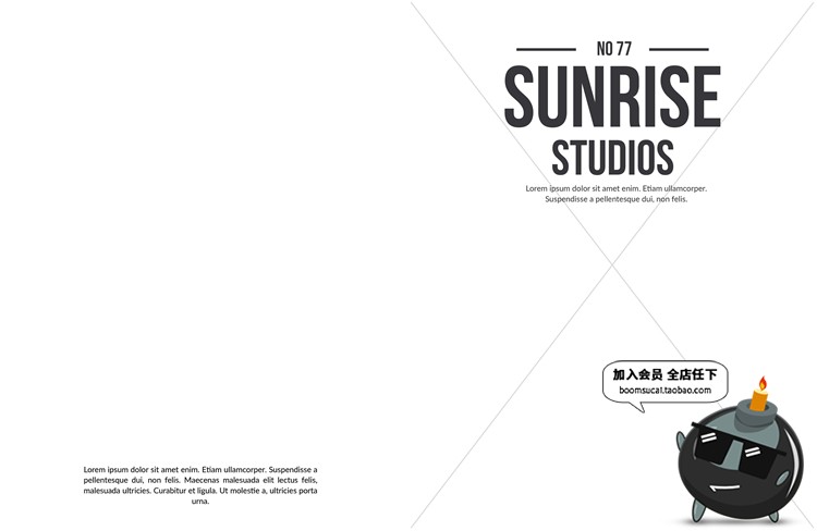 图片[12]-时尚艺术照片摄影作品杂志画册文案图文排版PSD分层模板设计素材-设计猿