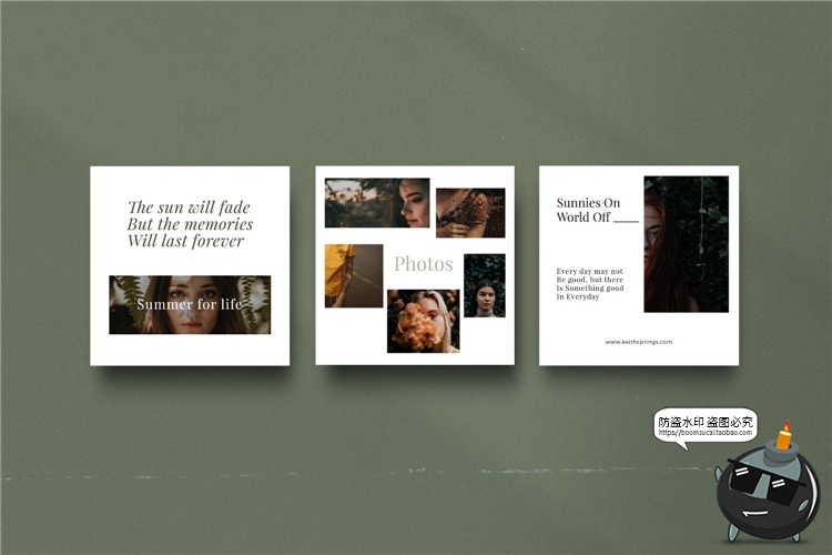 图片[7]-文艺风格品牌新品上新宣传广告海报照片图文排版PSD模板PS素材-设计猿