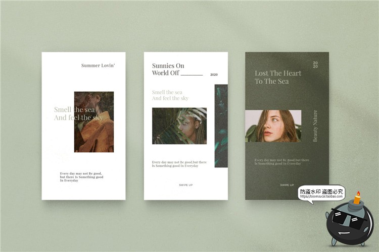 图片[12]-文艺风格品牌新品上新宣传广告海报照片图文排版PSD模板PS素材-设计猿