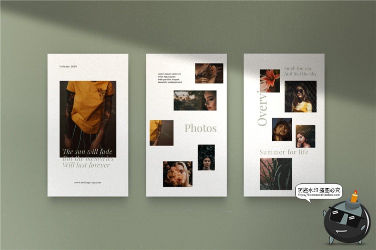 图片[13]-文艺风格品牌新品上新宣传广告海报照片图文排版PSD模板PS素材-设计猿