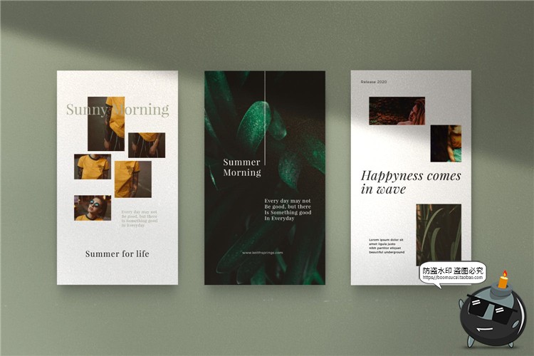 图片[15]-文艺风格品牌新品上新宣传广告海报照片图文排版PSD模板PS素材-设计猿