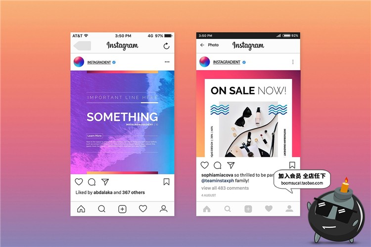 图片[2]-时尚潮流个人海报插图照片排版广告设计PSD分层AI矢量排版PS模板-设计猿