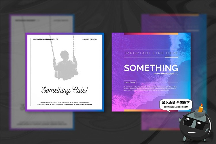 图片[7]-时尚潮流个人海报插图照片排版广告设计PSD分层AI矢量排版PS模板-设计猿