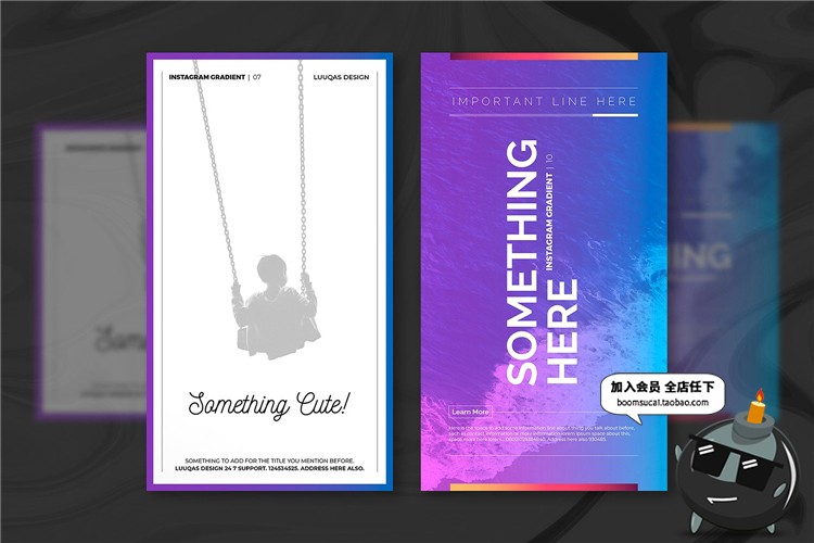 图片[10]-时尚潮流个人海报插图照片排版广告设计PSD分层AI矢量排版PS模板-设计猿