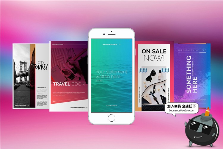 图片[12]-时尚潮流个人海报插图照片排版广告设计PSD分层AI矢量排版PS模板-设计猿