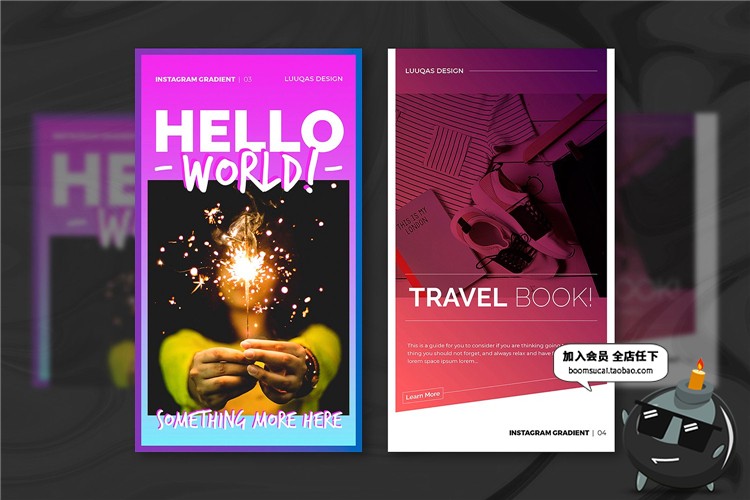 图片[13]-时尚潮流个人海报插图照片排版广告设计PSD分层AI矢量排版PS模板-设计猿