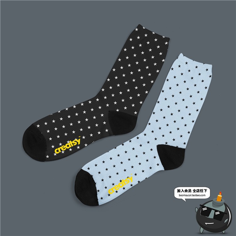 图片[7]-纯棉长袜运动袜棉质袜子吊牌印花品牌提案效果VI贴图样机PSD素材-设计猿