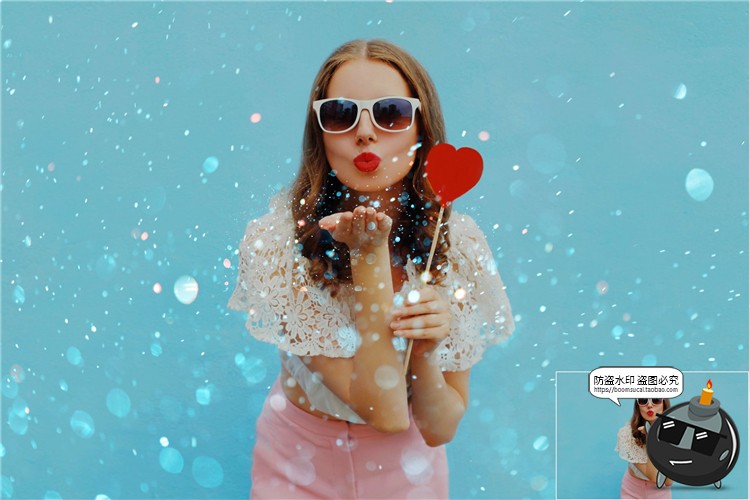 图片[8]-闪光粉末粒子金色金沙粉尘照片黑底叠层JPG图片后期合成PS素材-设计猿