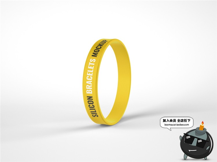 图片[8]-橡胶硅胶手环腕带品牌智能贴图效果展示vi提案样机PSD模板PS素材-设计猿