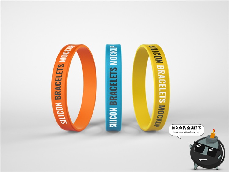 图片[12]-橡胶硅胶手环腕带品牌智能贴图效果展示vi提案样机PSD模板PS素材-设计猿