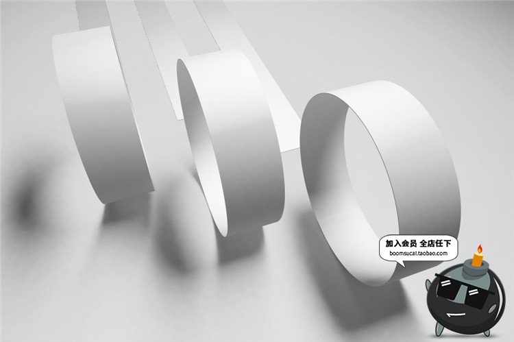 图片[18]-纸质手环腕带圆环装饰样机智能贴图效果展示vi提案PSD模板PS素材-设计猿