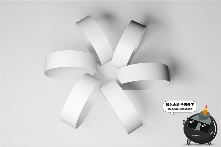 图片[20]-纸质手环腕带圆环装饰样机智能贴图效果展示vi提案PSD模板PS素材-设计猿