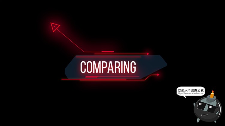 图片[4]-科技风指示文本框抽象赛博朋克文字排版主标题PS样式PSD模板素材-设计猿