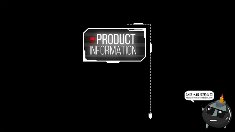 图片[12]-科技风指示文本框抽象赛博朋克文字排版主标题PS样式PSD模板素材-设计猿