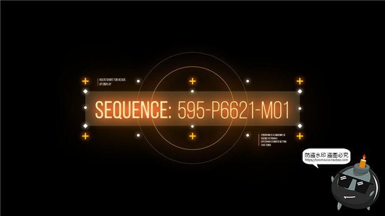 图片[3]-科技风抽象赛博朋克霓虹创意文字排版标题框PS样式PSD模板素材图-设计猿