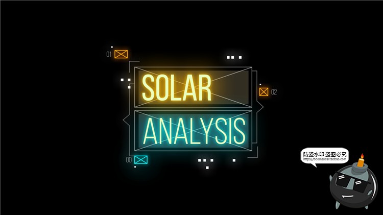 图片[4]-科技风抽象赛博朋克霓虹创意文字排版标题框PS样式PSD模板素材图-设计猿