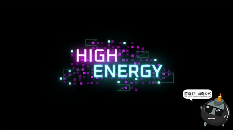 图片[13]-科技风抽象赛博朋克霓虹创意文字排版标题框PS样式PSD模板素材图-设计猿