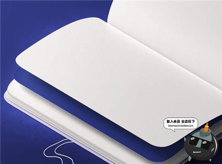 图片[6]-书籍书本杂志封面包装vi设计展示智能贴图文创样机PSD模板PS素材-设计猿