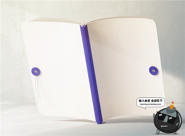 图片[13]-书籍书本杂志封面包装vi设计展示智能贴图文创样机PSD模板PS素材-设计猿