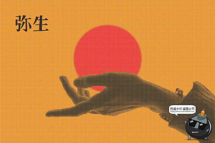 图片[5]-复古新潮流做旧丝网印刷变色半调点阵纹理视觉效果PSD模板PS素材-设计猿