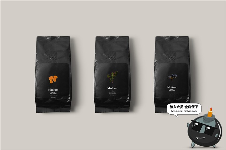 图片[31]-食品零食坚果五谷罐子瓶子包装袋品牌VI样机模板PSD分层设计素材-设计猿