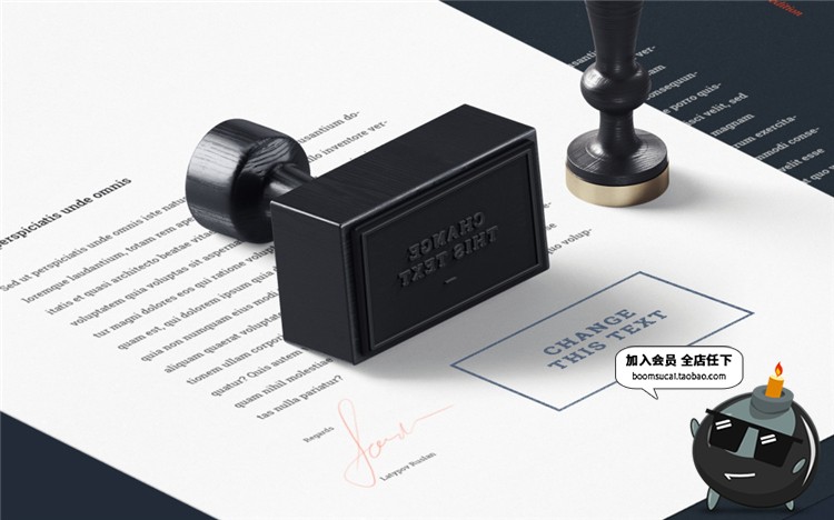 图片[2]-企业商务文具桌面用品装饰摆件场景VI设计展示模型PS样机模板素材-设计猿