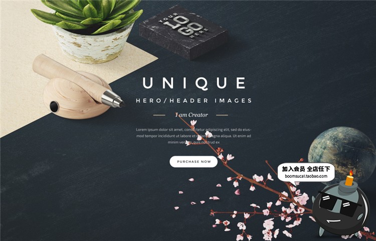 图片[28]-企业商务文具桌面用品装饰摆件场景VI设计展示模型PS样机模板素材-设计猿