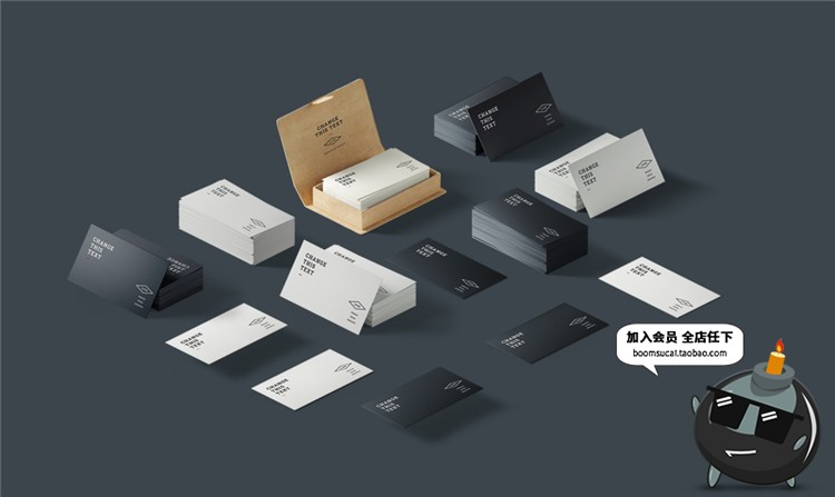 图片[35]-企业商务文具桌面用品装饰摆件场景VI设计展示模型PS样机模板素材-设计猿