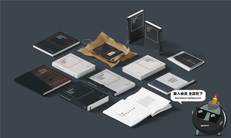 图片[40]-企业商务文具桌面用品装饰摆件场景VI设计展示模型PS样机模板素材-设计猿