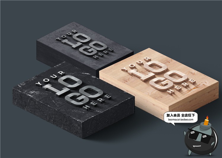 图片[49]-企业商务文具桌面用品装饰摆件场景VI设计展示模型PS样机模板素材-设计猿