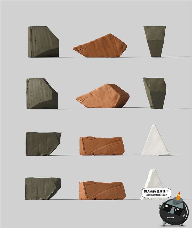 图片[28]-北欧文艺轻奢风品牌包装Vi展示样机场景元素模型PSD模板PS素材-设计猿