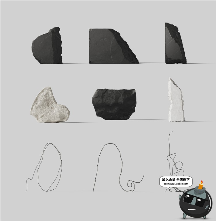 图片[29]-北欧文艺轻奢风品牌包装Vi展示样机场景元素模型PSD模板PS素材-设计猿