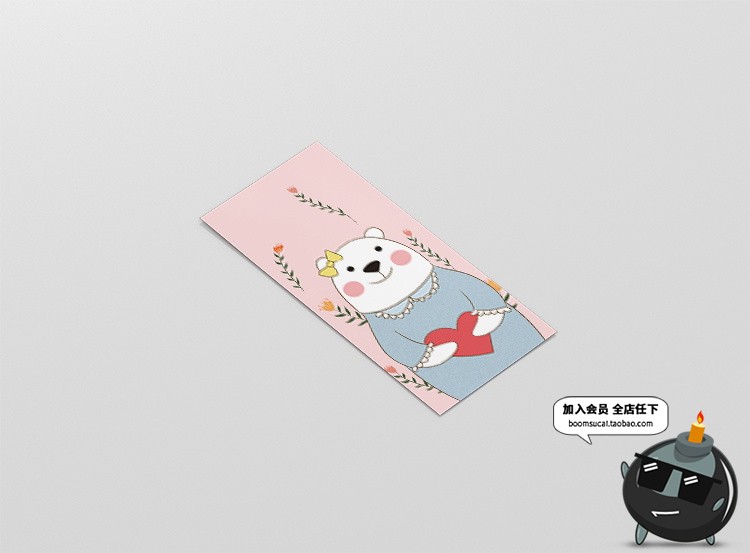 图片[11]-书签吊牌夹书签智能贴图文创样机卡片VI模板展示图PSD设计PS素材-设计猿