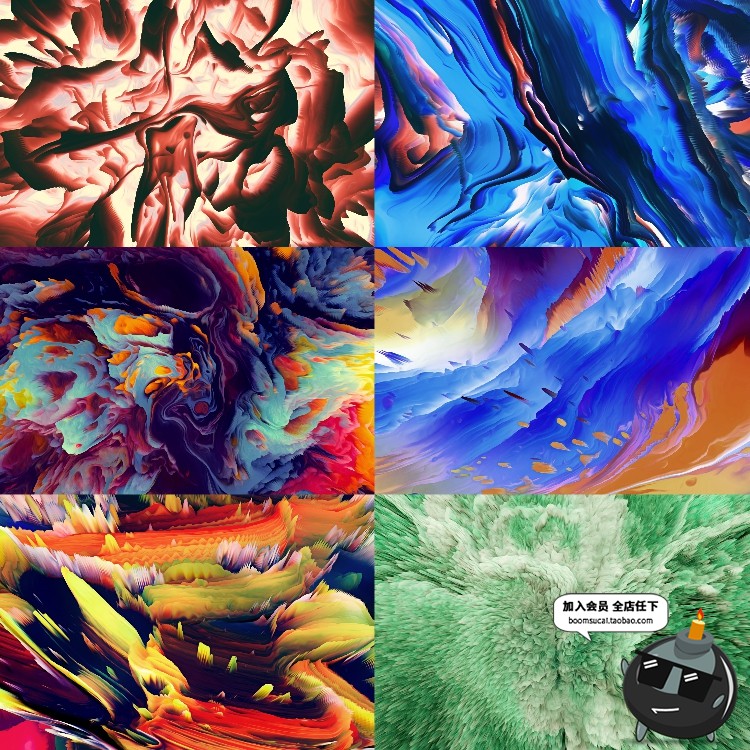 图片[3]-油彩油漆风格大理石冲击纹理包装图案JPG大图片高清背景设计素材-设计猿