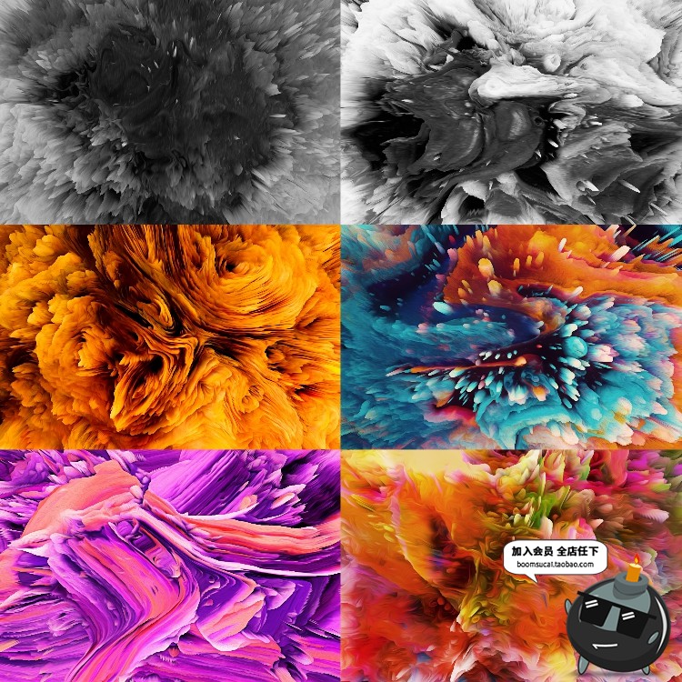 图片[4]-油彩油漆风格大理石冲击纹理包装图案JPG大图片高清背景设计素材-设计猿