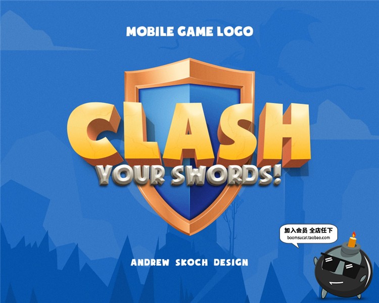 图片[11]-儿童卡通可爱游戏动画特效字标题文字样式PSD贴图模板PS设计素材-设计猿