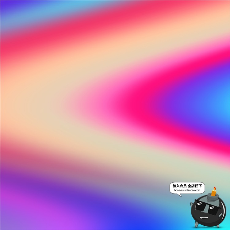 图片[2]-炫彩渐变荧光抽象多彩霓虹包装印刷图案贴图背景AI矢量设计素材-设计猿