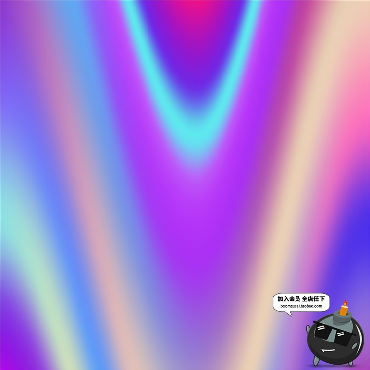 图片[3]-炫彩渐变荧光抽象多彩霓虹包装印刷图案贴图背景AI矢量设计素材-设计猿