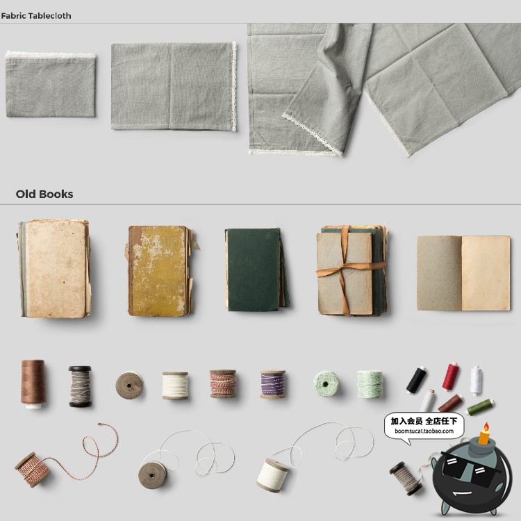 图片[12]-北欧风家居摆件道具相框手工制品场景海报专题PSD模板PS设计素材-设计猿