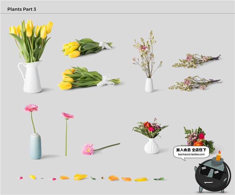 图片[25]-北欧风家居摆件道具相框手工制品场景海报专题PSD模板PS设计素材-设计猿