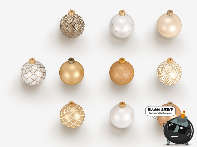 图片[8]-圣诞专题装饰元素海报活动PS模版节日礼物礼盒PSD分层设计素材图-设计猿