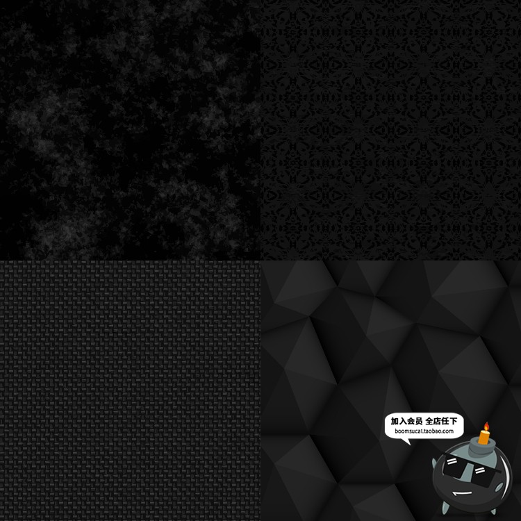 图片[3]-黑色炫酷低调几何动感科幻质感纹理背景底纹海报AI矢量图设计素材-设计猿