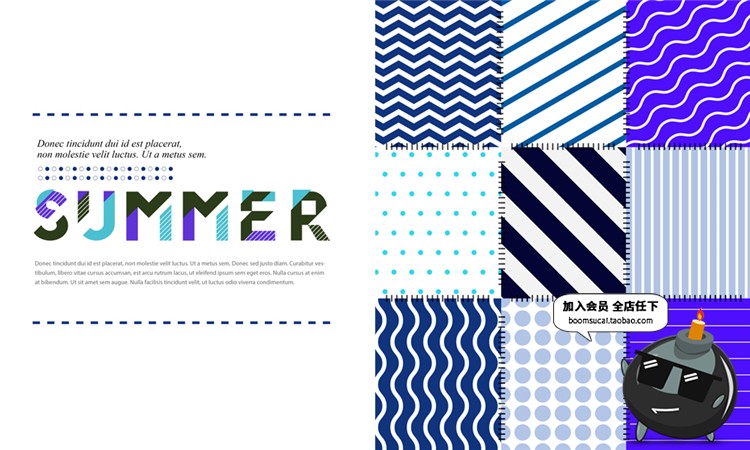 图片[5]-清凉扁平夏日夏威夷主题banner广告海报左右排版PSD模板设计素材-设计猿