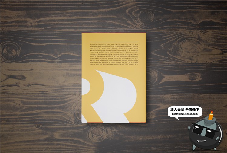 图片[14]-烫金银精装平装书籍封面封底封套装帧设计PSD文创样机PS素材-设计猿