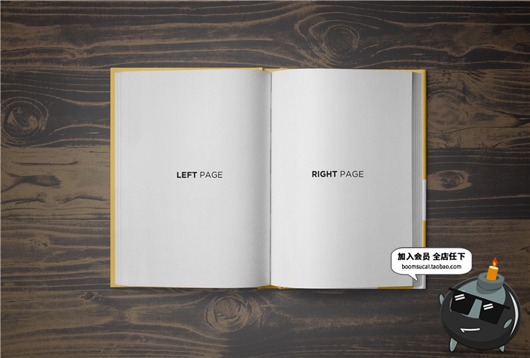 图片[23]-烫金银精装平装书籍封面封底封套装帧设计PSD文创样机PS素材-设计猿